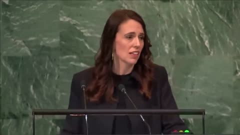 Crazy Narcissist Jacinda Ardern Tells UN Free Speech is a Weapon of War and Must be Controlled