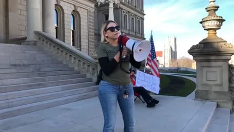 Day 6 Stop The Steal Michigan State Capitol Video 3