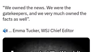 Watch: Wall Street Journal Chief Editor Whining About Losing Control of the Narrative