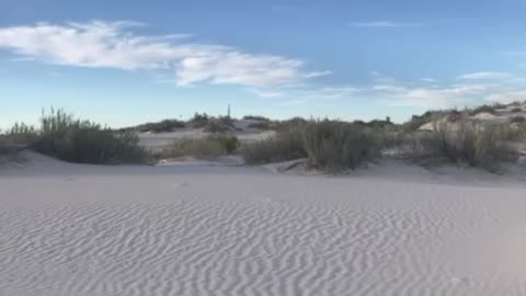 Visiting the White Sands National Park in New Mexico