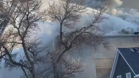 Huge Fire Erupts in Winnipeg