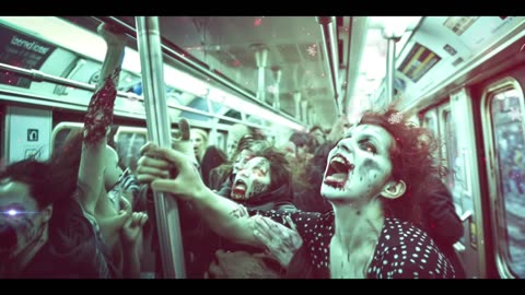 Zombie with a Shotgun Train Attack #100