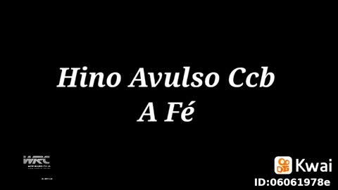 Anthem Avulso Ccb - A Fé - Ebner Chrispim & Teco de Capão Bonito