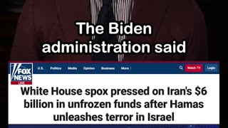 $6 Billion Fund for Iran and Hamas Attack