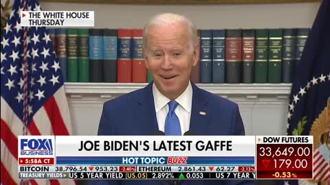 Biden blooper