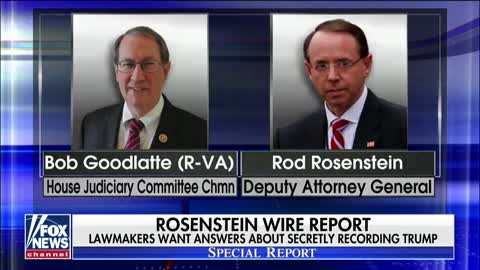 FBI Lawyer Testifies That Rosenstein Was Serious About Trump 'Wire'