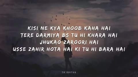 Talha anjum - Downers at Dusks | Prob. by UMAIR (LYRICS)