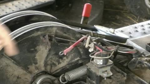 How to do Drive belt replacement & slipping adjustment Greenfield Ride on mower.