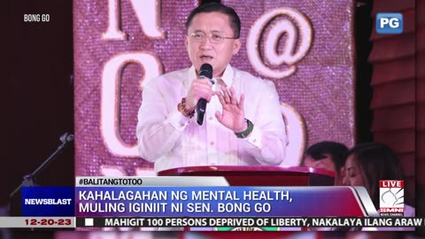 Kahalagahan ng mental health, muling iginiit ni Sen. Bong Go