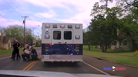 Dashcam Shows Teen Leading Police on Chase in Stolen Ambulance
