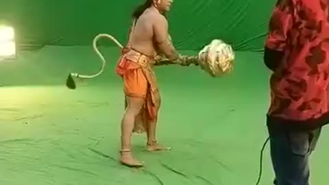 Hanuman fight