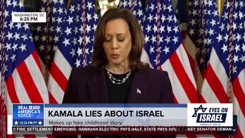 Kamala Harris Points Blame At Israel For While Ignoring Facts