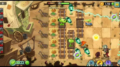 Plants vs Zombies 2 Wild West Day 14