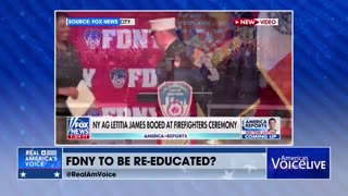 FDNY Firefighters To Be Reeducated For Booing Soros Backed Letita James & Chanting TRUMP