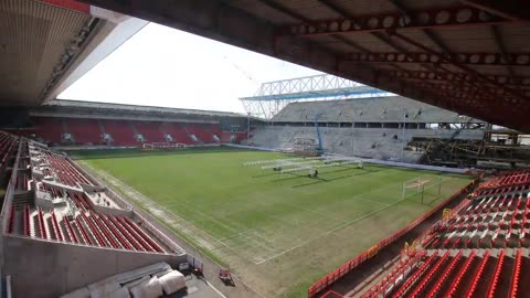 Bristol City Ashton gate rebuild time lapse 2014/2016