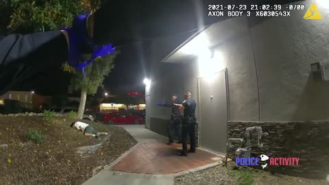 Officers Shoot Suspect After He Points The Gun Backwards At Them