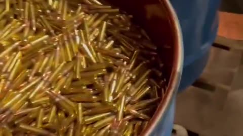 You Can Never Have Enough Ammo: 50-Gallon Drums Full of Rounds