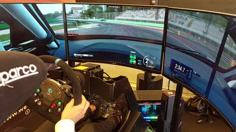 Charles Leclerc F1 Real Simulator