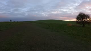 Sunset over Avebury. Speedlapse. GoPro