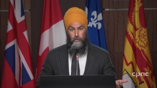 NDP Leader Jagmeet Singh on reports saying that a group of Conservative MPs met with Freedom Convoy organizers in Ottawa