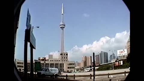 The better days: Driving downtown Toronto 1994