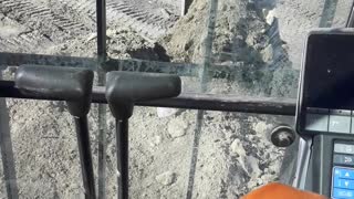 how to load till with excavator