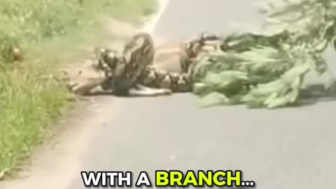 Man Saves Deer From MASSIVE Snake 🥲❤️