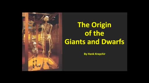 THE ORIGIN OF THE GIANTS AND DWARFS