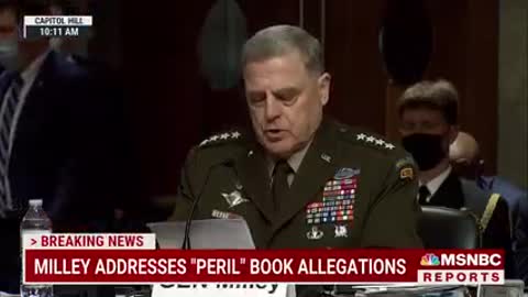 Gen.Milley contradicts contents of Bob Woodward's book.