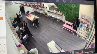 Scary Guy Disrupts the Day at Salon