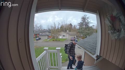 SON LEARNED THAT MOM CAN SEE HIM