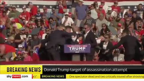 Former US President Donald Trump target of assassination attempt at Pennsylvania rally Sky News