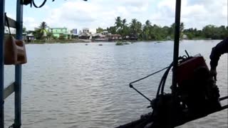 Vietnam, Binh Duong - Saigon River Ferry Driver - 2013