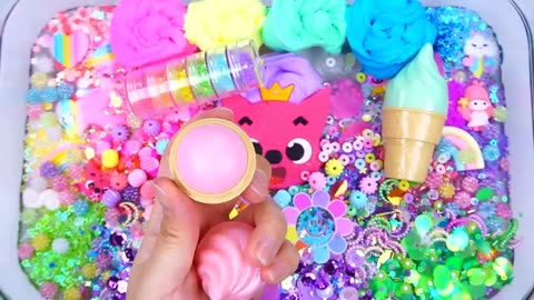 My best of collection Pinkfong &Baby Shark slime about 1Hour Satisfying Slime Video ASMR