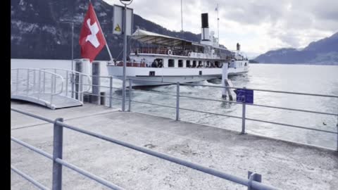 🛑Switzerland 🇨🇭A steamer cruise across the convolute lake of Lucerne on a sun-filled summer’s day.