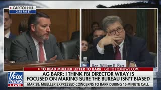 Ted Cruz questions AG Barr