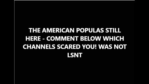 AMERICA ARE STILL HERE! STOP FOLLOWING THE IDIOTS!