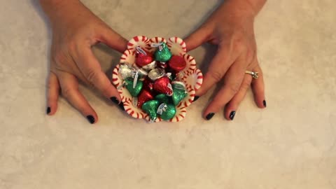 DIY Peppermint Candy Bowl