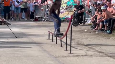 Roller Blade Stunt