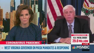 Gov. Jim Justice And Stephanie Ruhle Discuss Mask Mandates