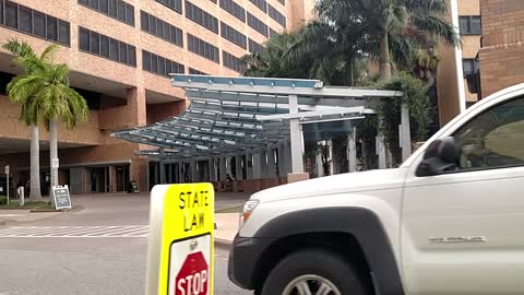 Tampa General Hospital Entrance - Florida Surge 8-16-21