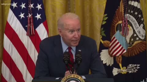 Joe Biden Bizarrely Whispers To Press