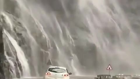 Full of waterfall