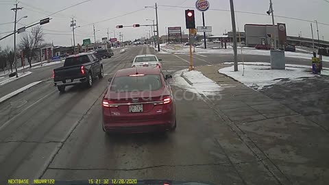 Stupid Driver in Manitowoc, Wisconsin