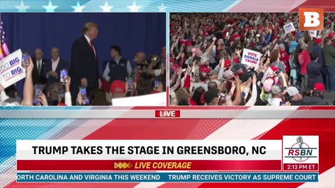 LIVE: Donald Trump Delivering Remarks in Greensboro, NC...