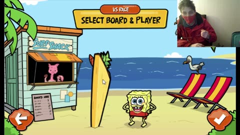 Krang VS SpongeBob SquarePants In A Nickelodeon Surf's Up Match With Live Commentary