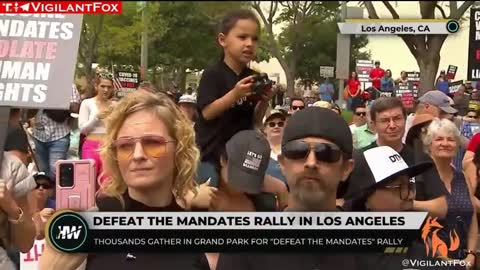 PT4 April 10th Mikki Willis LA California Defeat The Mandates Rally Protest COVID Vaccines
