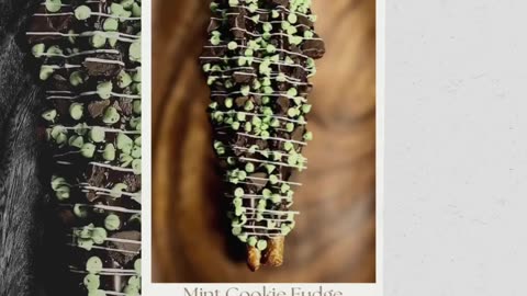 Mint Cookie Fudge Explosion | Sarahsgourmetpretzels.com