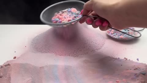 ASMR Baking Soda with relaxing sounds and satisfying textures