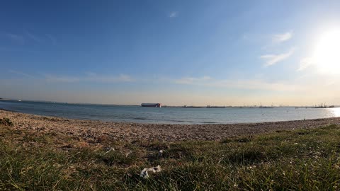 Time lapse river Itchen. Southampton GoPro